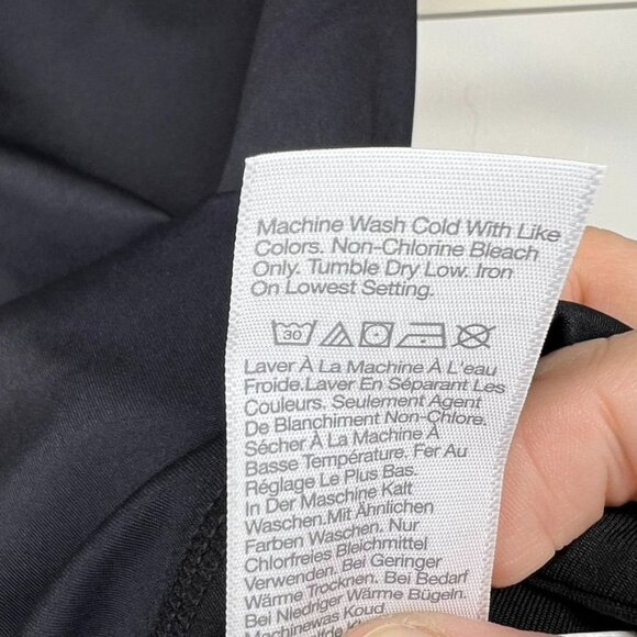 Madewell MWL Womens Form Racerback Crop Top Small Athletic Black Tank NWT - Picture 7 of 10